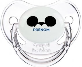 Disney Mickey Nœud papillon avec prénom : Sucette Physiologique