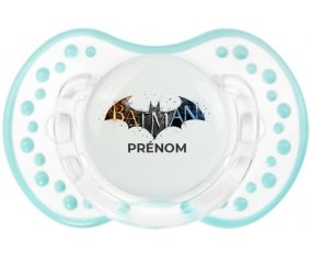 Batman logo design-1 avec prénom : Retro-blanc-lagon classique Tétine embout Lovi Dynamic