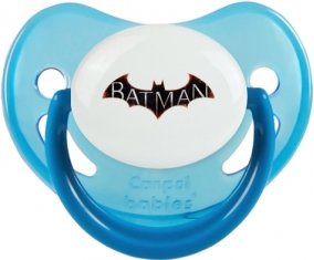 Batman logo design-2 : Bleue phosphorescente Tétine embout physiologique