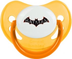 Batman logo design-2 : Jaune phosphorescente Tétine embout physiologique