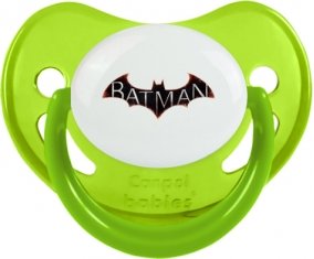 Batman logo design-2 : Vert phosphorescente Tétine embout physiologique