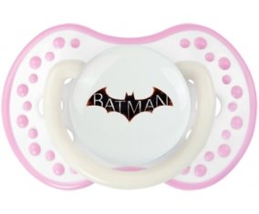 Batman logo design-2 : Blanc-rose phosphorescente Tétine embout Lovi Dynamic