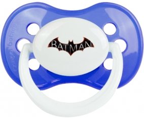 Batman logo design-2 : Bleu classique Tétine embout anatomique