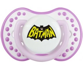 Batman logo design-3 : Blanc-mauve classique Tétine embout Lovi Dynamic