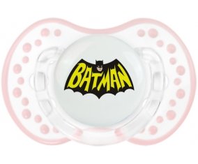 Batman logo design-3 : Retro-blanc-rose-tendre classique Tétine embout Lovi Dynamic