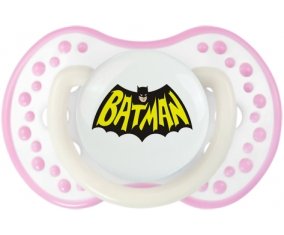 Batman logo design-3 : Blanc-rose phosphorescente Tétine embout Lovi Dynamic