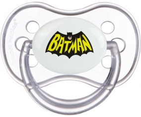 Batman logo design-3 : Transparente classique Tétine embout anatomique