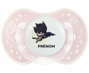 Batman kids logo design-1 avec prénom : Retro-rose-tendre classique Tétine embout Lovi Dynamic