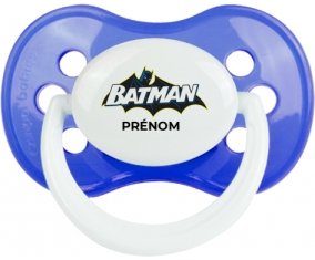 Batman logo design-2 avec prénom : Sucette Anatomique personnalisée