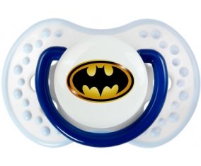 Batman logo noir et jaune : Marine-blanc-bleu classique Tétine embout Lovi Dynamic