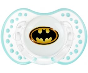 Batman logo noir et jaune : Retro-blanc-lagon classique Tétine embout Lovi Dynamic