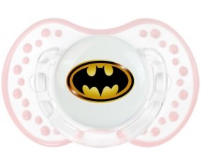 Batman logo noir et jaune : Retro-blanc-rose-tendre classique Tétine embout Lovi Dynamic