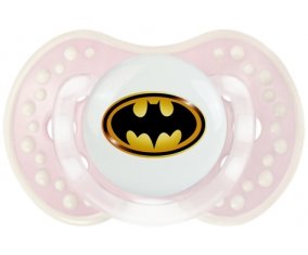 Batman logo noir et jaune : Retro-rose-tendre classique Tétine embout Lovi Dynamic