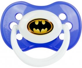 Batman logo noir et jaune : Sucette Anatomique personnalisée