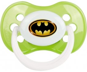 Batman logo noir et jaune : Vert classique Tétine embout anatomique