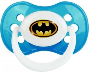 Batman logo noir et jaune : Cyan classique Tétine embout anatomique