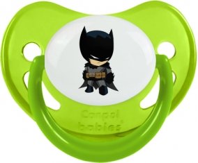 Batman kids logo : Vert phosphorescente Tétine embout physiologique