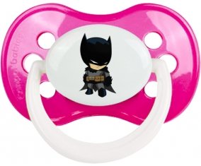 Batman kids logo : Rose foncé classique Tétine embout anatomique