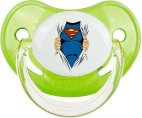 Superman design-1 : Vert classique Tétine embout physiologique