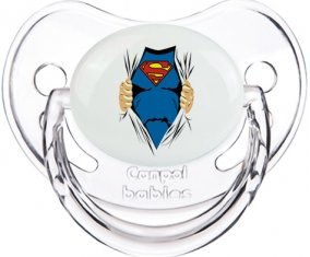Superman design-1 : Transparent classique Tétine embout physiologique