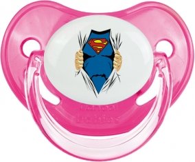 Superman design-1 : Rose classique Tétine embout physiologique