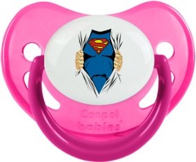 Superman design-1 : Rose phosphorescente Tétine embout physiologique