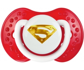 Logo Superman doré : Blanc-rouge classique Tétine embout Lovi Dynamic
