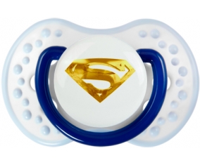 Logo Superman doré : Marine-blanc-bleu classique Tétine embout Lovi Dynamic