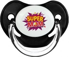 Super MOM : Noir classique Tétine embout physiologique