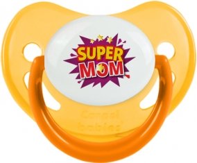 Super MOM : Jaune phosphorescente Tétine embout physiologique