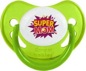 Super MOM : Vert phosphorescente Tétine embout physiologique