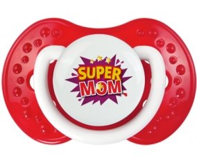 Super MOM : Blanc-rouge classique Tétine embout Lovi Dynamic