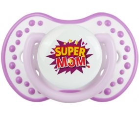 Super MOM : Blanc-mauve classique Tétine embout Lovi Dynamic