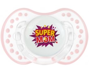Super MOM : Retro-blanc-rose-tendre classique Tétine embout Lovi Dynamic