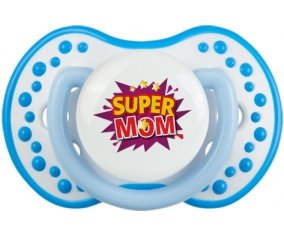 Super MOM : Blanc-bleu phosphorescente Tétine embout Lovi Dynamic