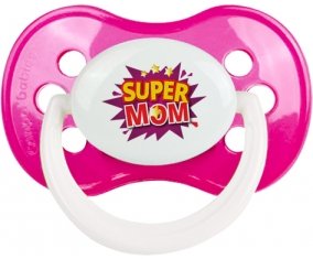 Super MOM : Rose foncé classique Tétine embout anatomique
