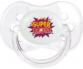 Super MOM : Transparent classique Tétine embout cerise