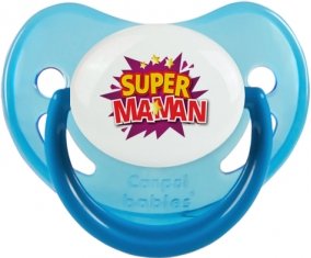 Super maman : Bleue phosphorescente Tétine embout physiologique