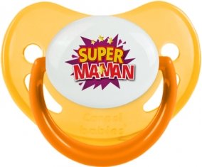 Super maman : Jaune phosphorescente Tétine embout physiologique