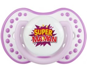 Super maman : Blanc-mauve classique Tétine embout Lovi Dynamic