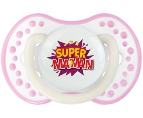 Super maman : Blanc-rose phosphorescente Tétine embout Lovi Dynamic
