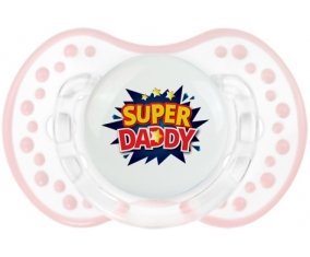 Super DADY : Retro-blanc-rose-tendre classique Tétine embout Lovi Dynamic