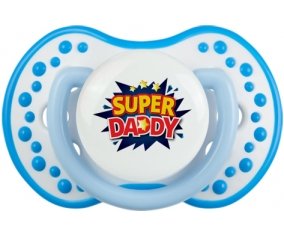 Super DADY : Blanc-bleu phosphorescente Tétine embout Lovi Dynamic