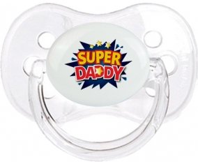 Super DADY : Transparent classique Tétine embout cerise