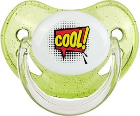 Cool! : Vert à paillette Tétine embout physiologique
