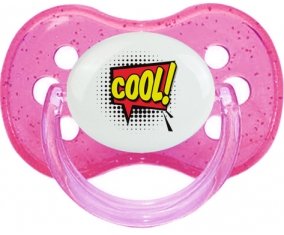 Cool! : Rose à paillette Tétine embout cerise
