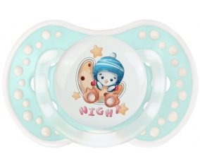 Animaux rigolos Pinguin Night : Retro-turquoise-lagon classique Tétine embout Lovi Dynamic