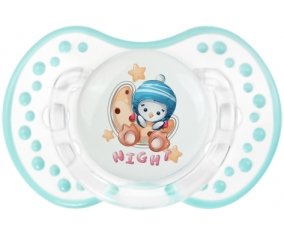 Animaux rigolos Pinguin Night : Retro-blanc-lagon classique Tétine embout Lovi Dynamic