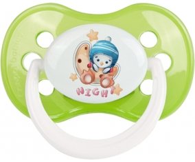 Animaux rigolos Pinguin Night : Vert classique Tétine embout anatomique