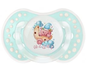 Animaux rigolos Cauchon Night : Retro-turquoise-lagon classique Tétine embout Lovi Dynamic